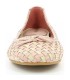 Kickers Batika rose blanc tresse