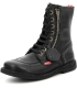 Kickers Meetickzip Bottine Femme noir