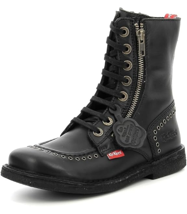 Kickers Meetickzip Bottine Femme noir
