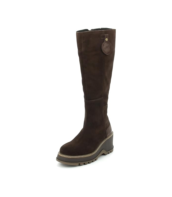 Kickers Walkside, Bottes Femme, Argent, 40