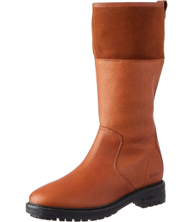 KICKERS Femme WATHIGH Botte Tendance, Camel - Livraison Gratuite