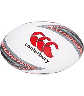 Canterbury Mentre Ballon de Rugby Unisexe, Blanc/Vert/Rouge, 5 - Livra