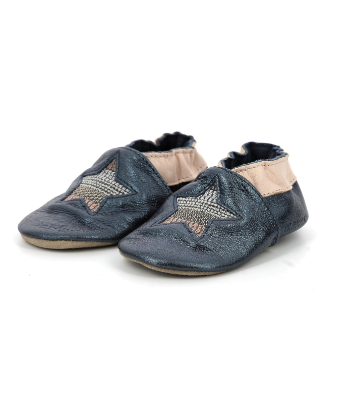 Robeez Bébé Fille Star Stripe Chausson pour Nourrisson