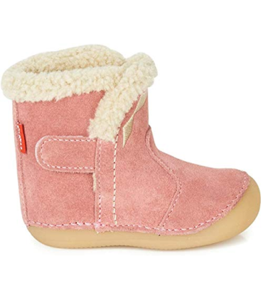 Kickers SOFUR Bottes Filles Rose - 18 - Bottes Ville