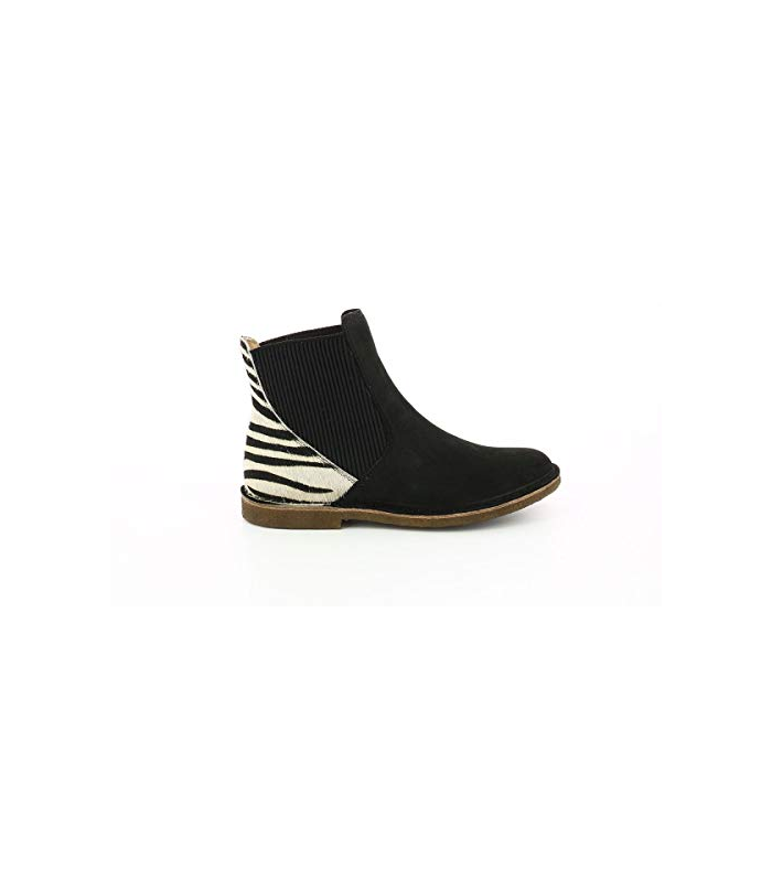Kickers Tinto, Boots Femme, Noir, 36