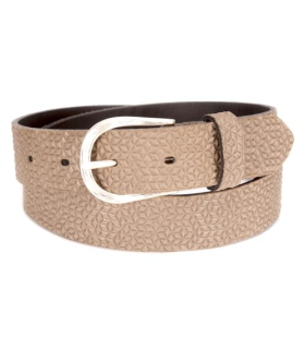 Tamaris Leather Belt W90 Beige - Livraison Gratuite