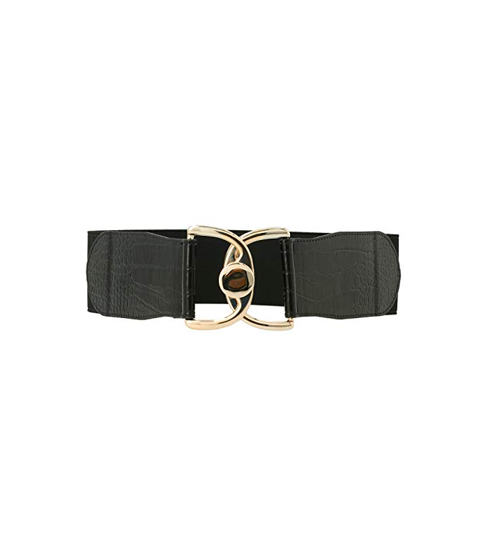 Tamaris Gabrina Ceinture pour femme Doré 70, Noir , 55