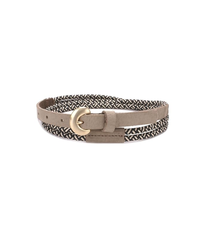 Tamaris Leather Belt W90 Black-White