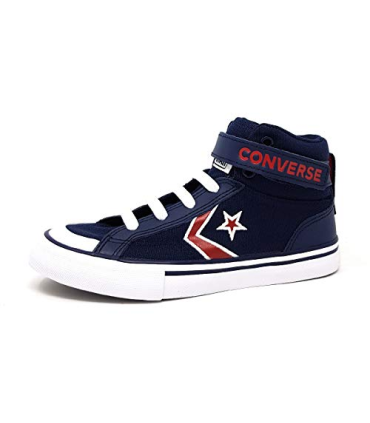 Converse Pro Blaze Strap Kids - Hi - ObsidianUniversity RougeBlanc Canvas