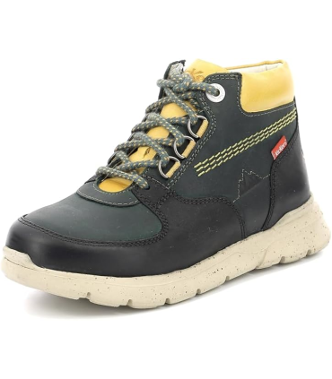 Kickadventur, Sneakers Hautes Garçon, Kaki, 31