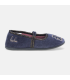 Lulu Castagnette Chaussons ballerines Enfant bleu marine