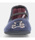 Lulu Castagnette Chaussons ballerines Enfant bleu marine