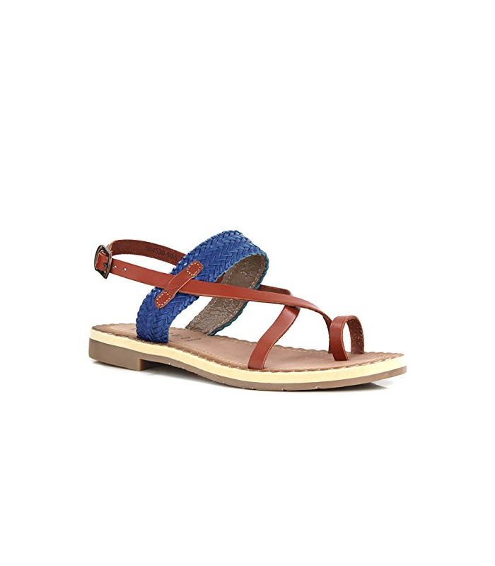 Kickers SAFAL - Spartiates - Bleu - Femme - T. 38