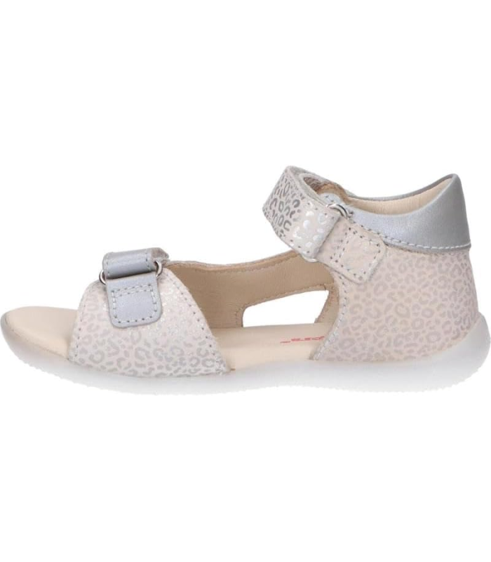 Kickers Sandales pour Fille et Garçon 696354-10 BINSIA-2 32 Blanc Leopard Taille 22 EU