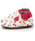 Kickbaby, Chaussons Fille, Blanc Cerise