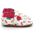 Kickbaby, Chaussons Fille, Blanc Cerise
