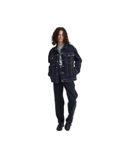 Denim Jacket, Veste Femme, Marine Charbon, S - Livraison Gratuite