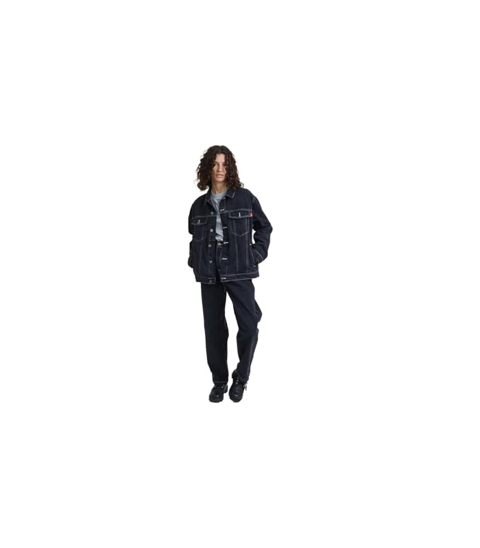 Denim Jacket, Veste Femme, Marine Charbon, S