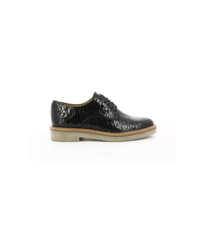 Kickers Oxfork, Derbies Femme, Noir, 36