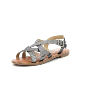 Kickers Diana, Sandales Femme, Gris Metal, 36 - Livraison Gratuite