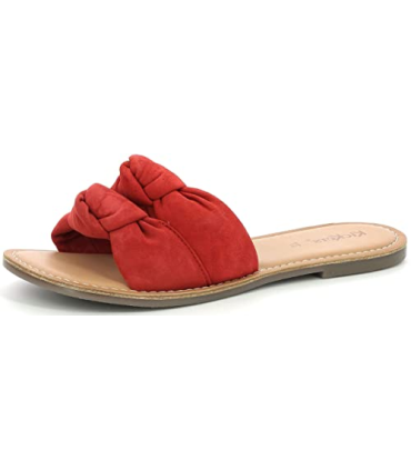 KICKERS Femme DIVALTO Tongues, Rouge, 37 EU