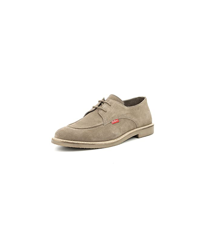 KICKERS Homme Totaly Plat Oxford, Beige Taupe, 41 EU