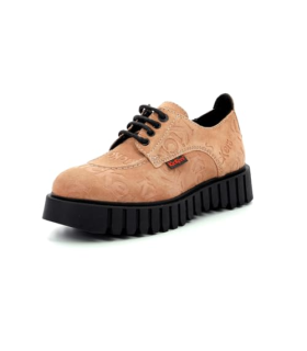 Kickers Famous, Derbies Femme, Chair, 38 - Livraison Gratuite