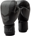 Everlast Prospect 2 Training Gloves Black/Grey 6oz - Enhanced Wrist Wrap for Support - Hook and Loop Closure for Wrist Stability