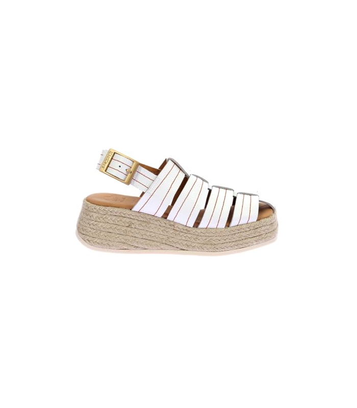 Kickers Paula Pg, Sandales Femme, Blanc