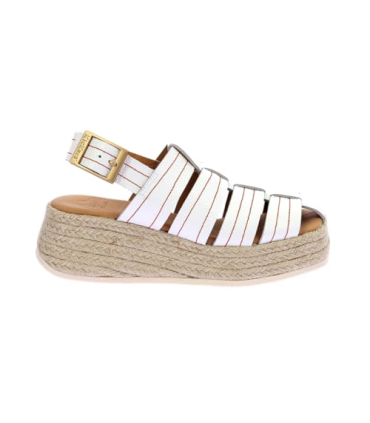 Kickers Paula Pg, Sandales Femme, Blanc