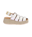 Kickers Paula Pg, Sandales Femme, Blanc Casse, 41