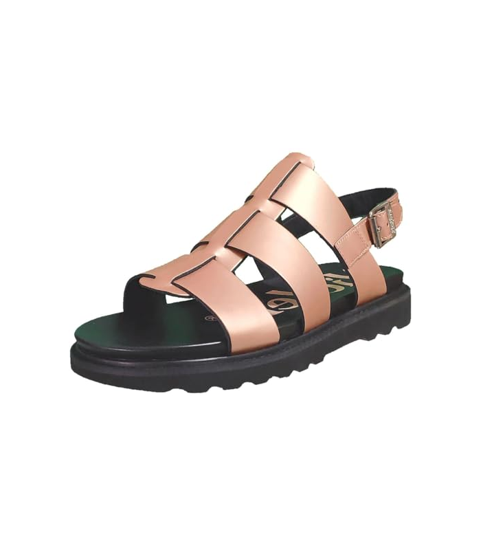 Kickers, Neosinead 961231-50, Femme Nu-Pied Rose métallisé - 40 EU
