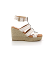 Kickers Padora Pg, Sandales Femme, Blanc Casse, 41
