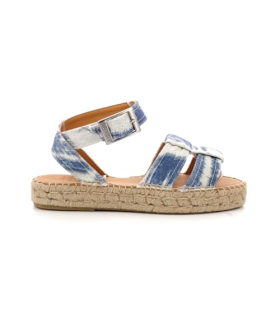 Kickers Parezi Pg, Sandales Femme, Bleu Denim, 39