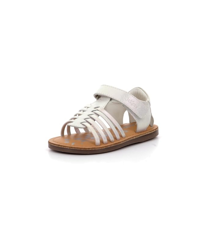 Kickers Sandales pour Fille 960691-10 DIVSLIM 33 BLANC IRISE Taille 24 EU