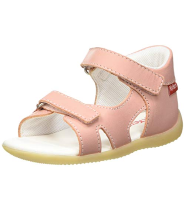 Binsia, Sandales Fille, Rose, 19