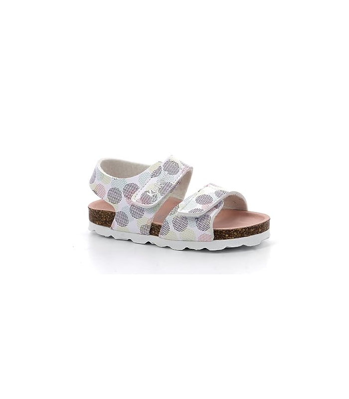 Summerkro, Sandales Fille, Blanc Pois Multico, 35