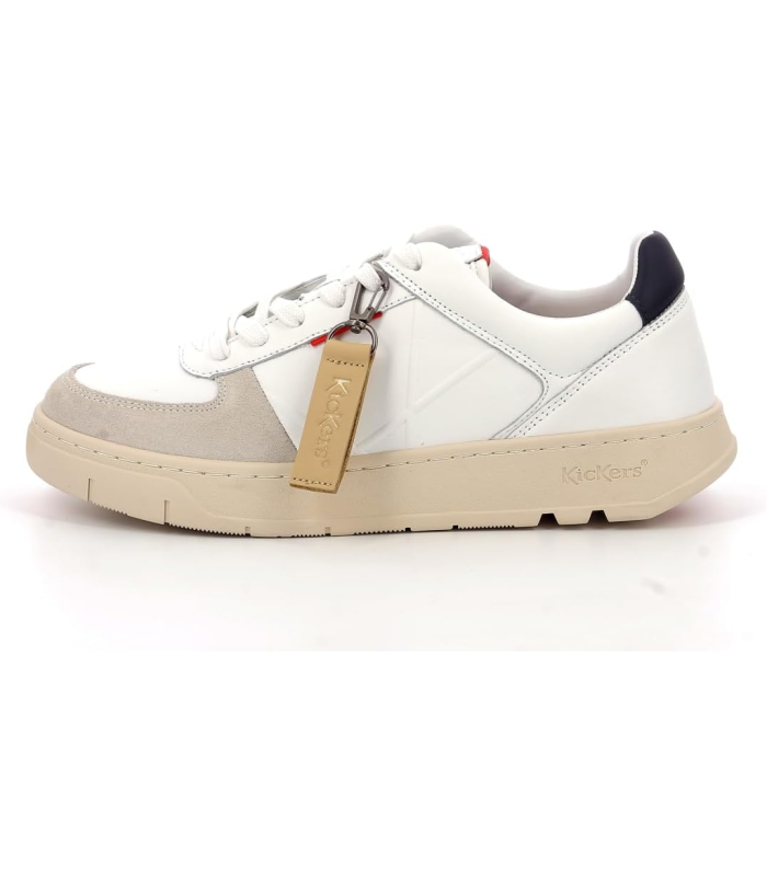 Kickers Allow, Sneakers Basses Mixte, Marine/Blanc