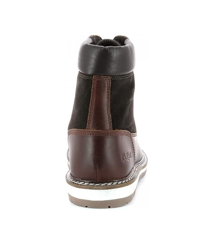 Kickers Mount, Bottines Homme, Marron Fonce, 41