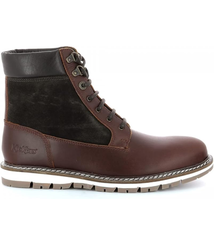 Kickers Mount, Bottines Homme, Marron Fonce, 41