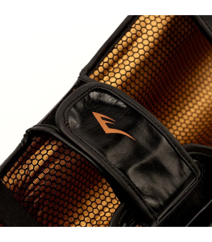 Everlast Protection Tibias Titan Pro, Noir, Protection pour Arts Martiaux et Sports de Combat, Équipement d'Entraînement