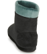DIM Chaussons Femme D COURJEM Noir/Vert, Confortables à Enfiler, Pour Intérieur