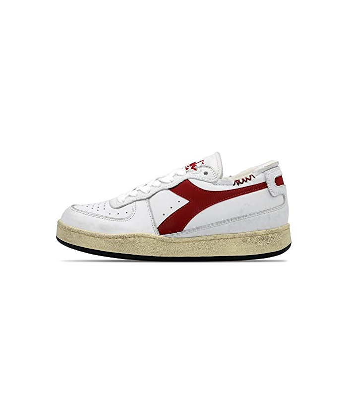 Diadora Heritage Scarpa Modello MI Basket Row Cut Bianco 176282C7114 40