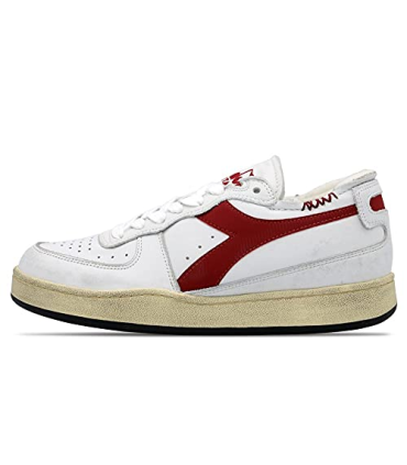 Diadora Heritage Scarpa Modello MI Basket Row Cut Bianco 176282C7114 40