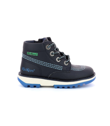 Kickers Mixte Enfant Kickrally20 Plat Oxford