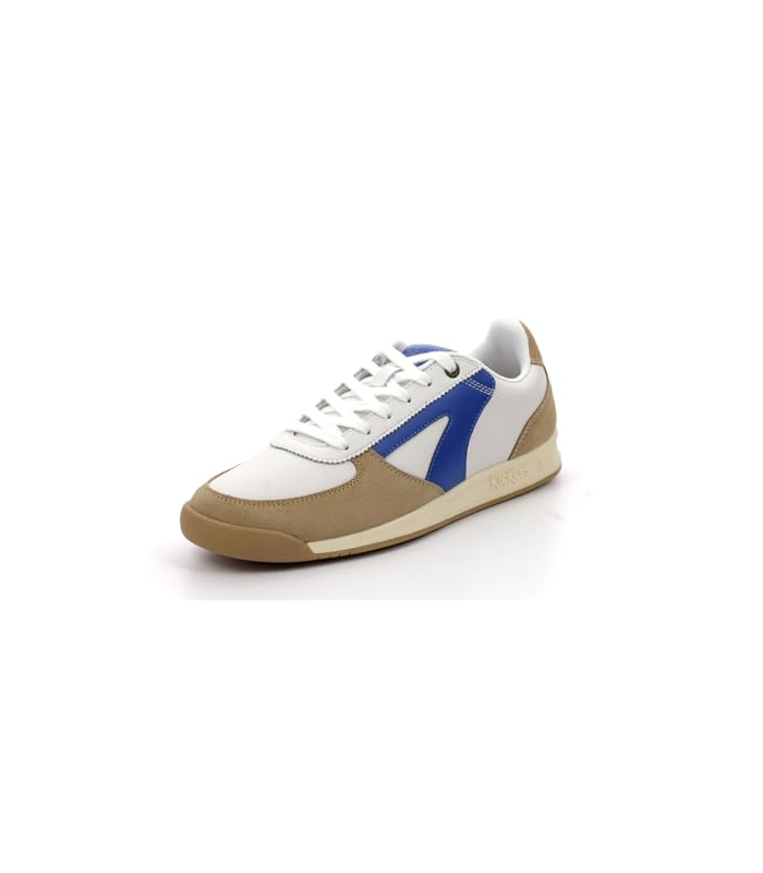Kickers Krack, Sneakers Basses Homme, Blanc/Bleu, 42