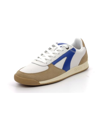 Kickers Krack, Sneakers Basses Homme, Blanc/Bleu, 42