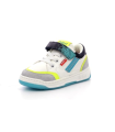 Kouic, Sneakers Basses Garçon, Blanc Gris Fluo, 33