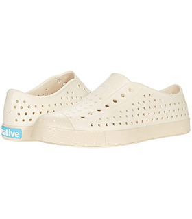 Native Shoes Kids Unisex Jefferson Bloom (Little Kid/Big Kid) Bone White/Soy Beige/Shell Speckles 2 Little Kid M
