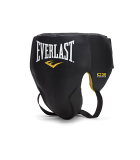 Everlast C3 Protection d'aine en cuir – Sangle auto-agrippante Pro Competition